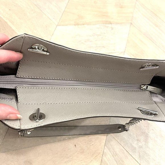 NEW Michael Kors Grey Handbag - Purse - Shoulder Bag - Picture 4 of 4